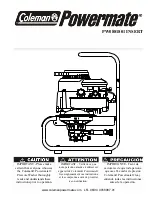 Powermate PW0881801 Operator'S Manual предпросмотр