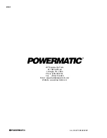 Preview for 16 page of Powermatic 75 Instruction Manual & Parts List