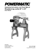 Powermatic PM2020 Operating Instructions And Parts Manual preview