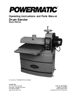 Preview for 1 page of Powermatic PM2244 Operating Instructions And Parts Manual