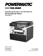 Preview for 1 page of Powermatic WP2412 Operating Instructions And Parts Manual