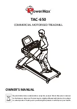 PowerMax TAC-650 Owner'S Manual preview