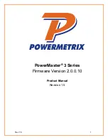 PowerMetrix PowerMaster 3 Series Product Manual preview