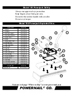 Preview for 4 page of Powernail Powerjack 100 Operation And Maintenance Manual