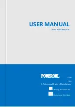 POWEROWL CoinCell BatteryPro User Manual предпросмотр