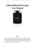 powerpack GPS-TK303 User Manual предпросмотр