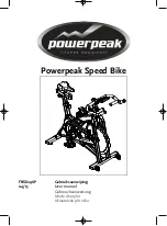 PowerPeak Speed Bike FBS8296P User Manual preview