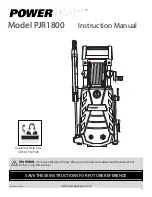 Powerplay PJR1800 Instruction Manual preview