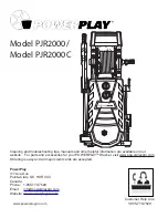 Предварительный просмотр 20 страницы Powerplay PJR2000 Instruction Manual