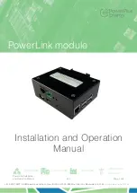 Предварительный просмотр 1 страницы PowerPlus Energy PowerLink Installation And Operation Manual