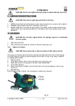 Предварительный просмотр 12 страницы Powerplus GARDENPRO POWXG6010 Manual