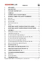 Powerplus POW8135 Manual предпросмотр