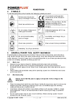 Предварительный просмотр 4 страницы Powerplus POWDP25200 Manual