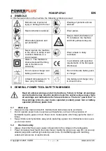 Preview for 4 page of Powerplus POWDPG7541 Manual