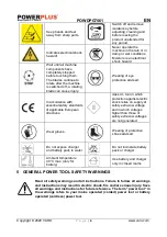 Preview for 62 page of Powerplus POWDPG75410 Manual