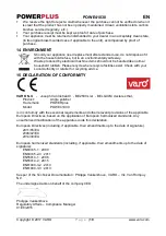 Preview for 10 page of Powerplus POWE41030 Manual