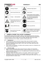 Preview for 4 page of Powerplus POWEG5011 Manual