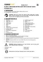 Preview for 4 page of Powerplus POWX07551T Manual