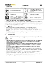 Preview for 4 page of Powerplus POWX1196 Manual