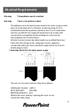 Preview for 8 page of PowerPoint P154CZSS/T Instructions Manual