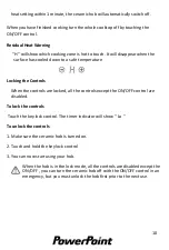 Preview for 10 page of PowerPoint P154CZSS/T Instructions Manual