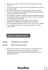 Preview for 4 page of PowerPoint P24EFSBL Instructions Manual