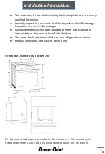 Preview for 5 page of PowerPoint P24EFSBL Instructions Manual