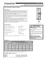 Preview for 1 page of Powers HydroGuard ES150XBY Technical Instructions