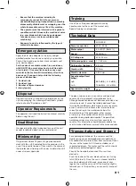 Preview for 21 page of POWERSAW LCS 500 Operating And Maintenance Manual