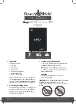 PowerShield Ninja Slimline PSLN600 User Manual preview