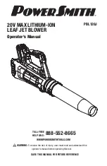 PowerSmith PBL120J Operator'S Manual предпросмотр