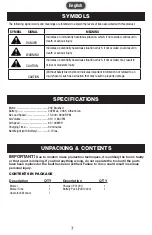 Предварительный просмотр 7 страницы PowerSmith PBL120J Operator'S Manual