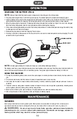 Предварительный просмотр 10 страницы PowerSmith PBL120J Operator'S Manual