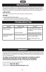 Предварительный просмотр 11 страницы PowerSmith PBL120J Operator'S Manual