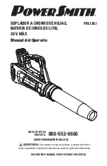 Предварительный просмотр 23 страницы PowerSmith PBL120J Operator'S Manual