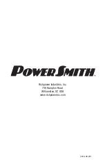 Предварительный просмотр 36 страницы PowerSmith PBL120J Operator'S Manual