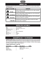 Предварительный просмотр 37 страницы PowerSmith PGT140 Operator'S Manual