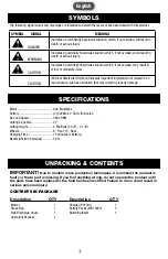 Preview for 7 page of PowerSmith PLM14021H Operator'S Manual