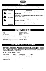 Preview for 47 page of PowerSmith PLM14021H Operator'S Manual