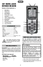 Предварительный просмотр 2 страницы PowerSmith PLM325 Operator'S Manual