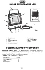 Preview for 11 page of PowerSmith PWL1100S Operator'S Manual