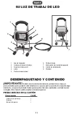 Preview for 11 page of PowerSmith PWL1115BS Operator'S Manual