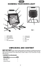 Предварительный просмотр 3 страницы PowerSmith PWL1136BS Operator'S Manual