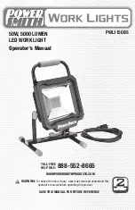 PowerSmith PWL1150BS Operator'S Manual preview