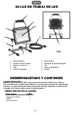 Предварительный просмотр 11 страницы PowerSmith PWL160S Operator'S Manual