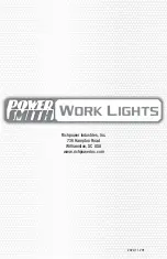 Предварительный просмотр 16 страницы PowerSmith PWL160S Operator'S Manual