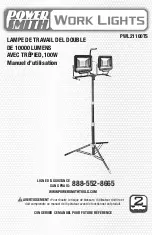 Preview for 6 page of PowerSmith PWL21100TS Operator'S Manual