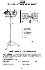 Preview for 3 page of PowerSmith PWL2172TS Operator'S Manual