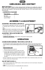 Preview for 4 page of PowerSmith PWLR112FM Operator'S Manual