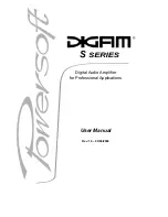 Preview for 1 page of powersoft DIGAM S Series User Manual